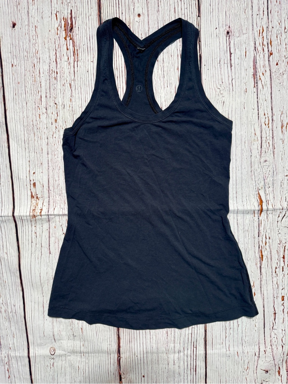Lululemon Cool Racerback Tank Black Size 6 Running Gym Workout - Picture 2 of 7
